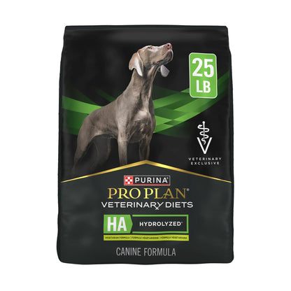 Purina Pro Plan Veterinary Diets HA Hydrolyzed Protein Dog Food Dry Vegetarian Formula - 25 lb. Bag